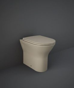 RAK BACK TO WALL RIMLESS TOILET MAIN IMAGE CAPPUCCINO