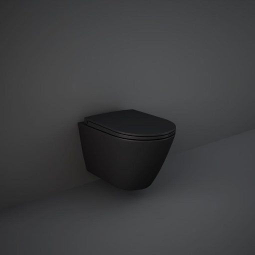 RAK WALL HUNG WC MAIN IMAGE BLACK