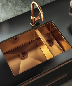 COPPER KITCHEN SINK 1.5 BOWL