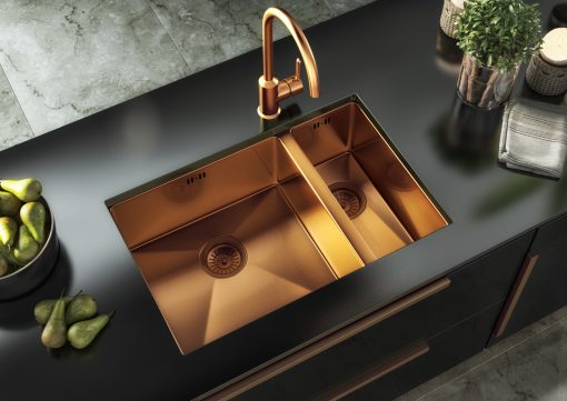 COPPER KITCHEN SINK 1.5 BOWL