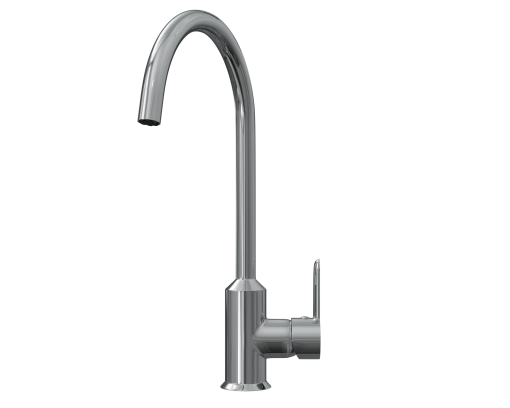 chrome kitchen tap