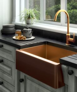 Copper Belfast sink