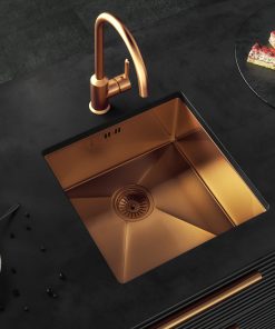 copper 1.0 bowl kitchen sink