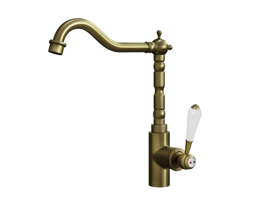 Rosemary Brass Kitchen Tap Traditional