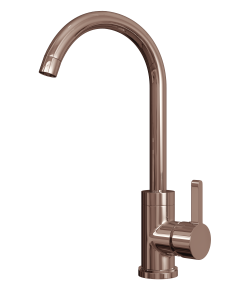 brushed copper viviane kitchen tap