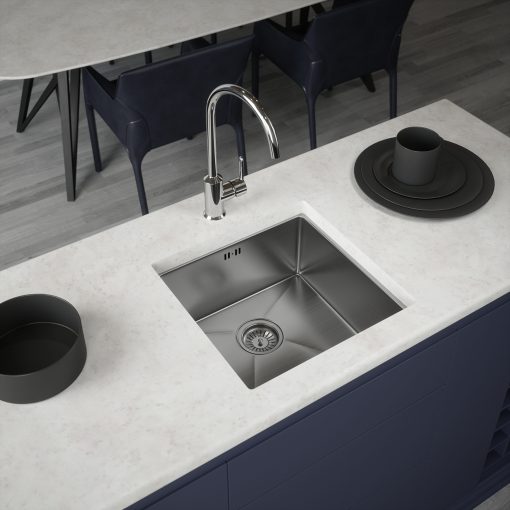 Brushed Stainless Steel Kitchen Sink 1.0 bowl