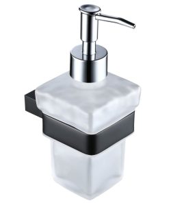 rak moon soap dispenser black main image