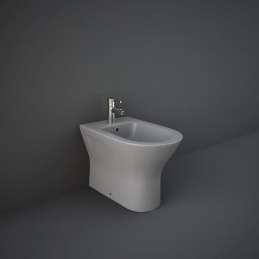 RAK BACK TO WALL RIMLESS BIDET MAIN IMAGE GREY