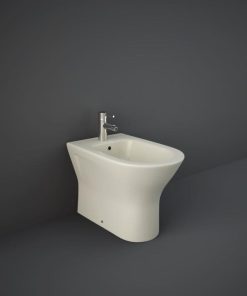 RAK BACK TO WALL RIMLESS BIDET MAIN IMAGE GREIGE