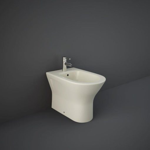 RAK BACK TO WALL RIMLESS BIDET MAIN IMAGE GREIGE