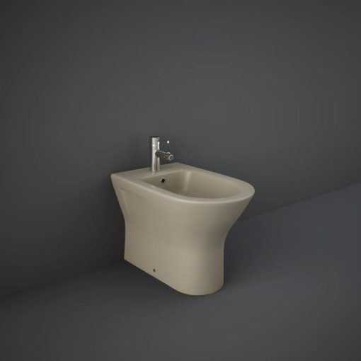 RAK BACK TO WALL RIMLESS BIDET MAIN IMAGE CAPPUCCINO