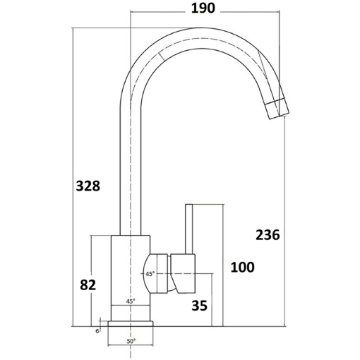 Alfie Kitchen Tap